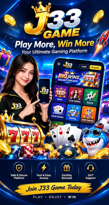 J33Bet Game homescreem image