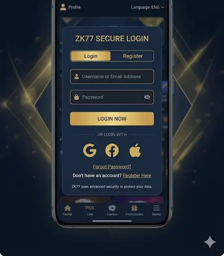 EK77 Game login image